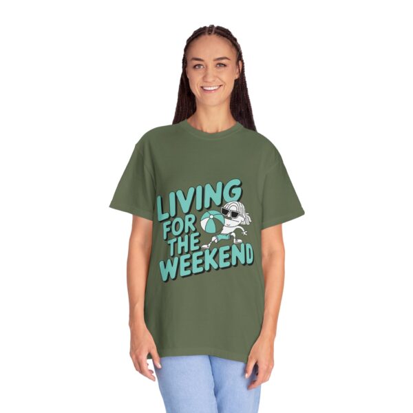Weekend Vibes Garment-Dyed T-shirt - Image 8