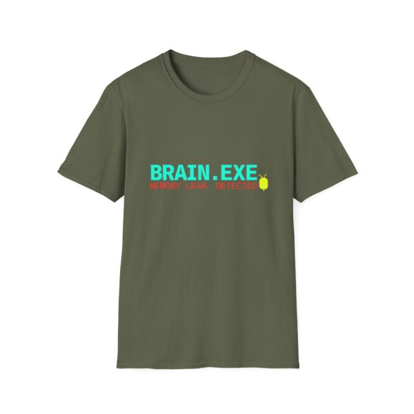 Brain exe tee Unisex Softstyle T-Shirt, Graphic Print Shirt, Mind Game Tee, Funny Tee, Lightweight Tee, Comfortable Shirt for All - Image 9