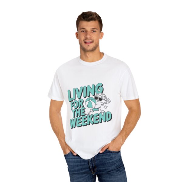 Weekend Vibes Garment-Dyed T-shirt - Image 3