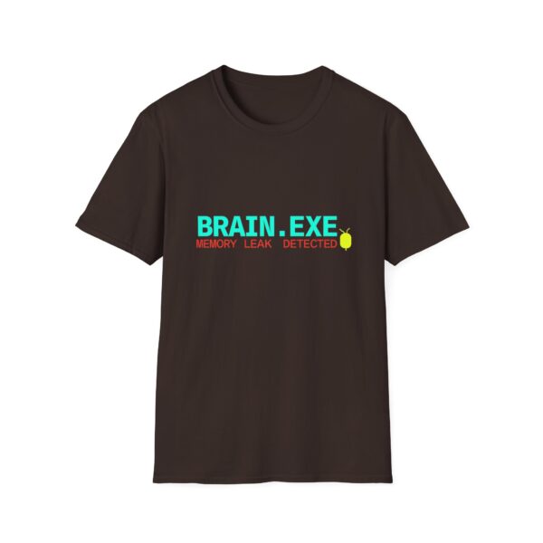 Brain exe tee Unisex Softstyle T-Shirt, Graphic Print Shirt, Mind Game Tee, Funny Tee, Lightweight Tee, Comfortable Shirt for All - Image 5
