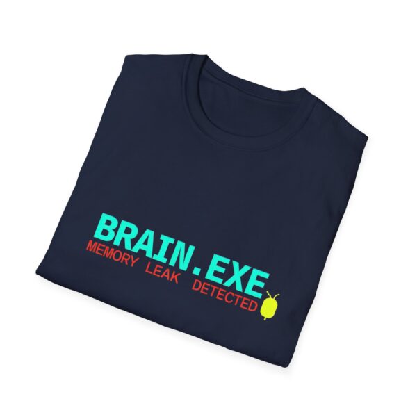 Brain exe tee Unisex Softstyle T-Shirt, Graphic Print Shirt, Mind Game Tee, Funny Tee, Lightweight Tee, Comfortable Shirt for All - Image 40