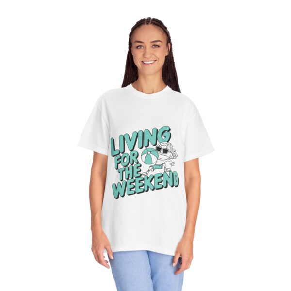 Weekend Vibes Garment-Dyed T-shirt - Image 4