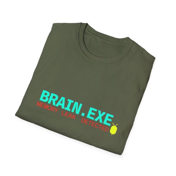 Brain exe tee Unisex Softstyle T-Shirt, Graphic Print Shirt, Mind Game Tee, Funny Tee, Lightweight Tee, Comfortable Shirt for All - Image 12