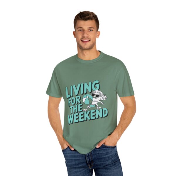 Weekend Vibes Garment-Dyed T-shirt - Image 13