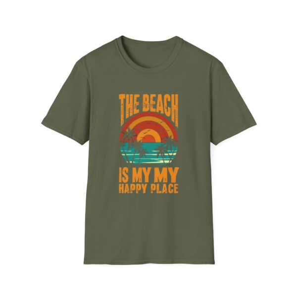Sun & Shoreline Tee, Beach Lover T-Shirt, Summer Graphic Shirt, Coastal Vibes Top, Ocean Waves Apparel, Vacation Seaside Clothing - Image 5