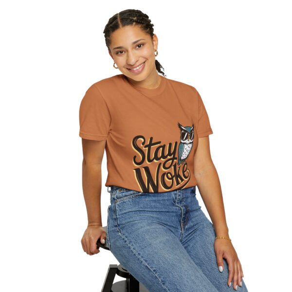 Stay Woke T-Shirt - Unisex Garment-Dyed Tee - Image 12