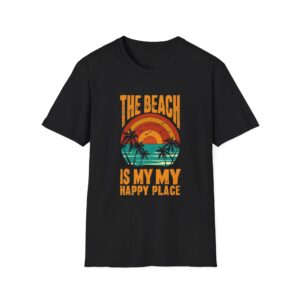 Sun & Shoreline Tee, Beach Lover T-Shirt, Summer Graphic Shirt, Coastal Vibes Top, Ocean Waves Apparel, Vacation Seaside Clothing
